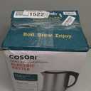 COSORI Electric Kettle, No Plastic Inner Lid, Filter and Spout, Double Wall Stainless Steel Keep Warm, Automatic Shut Off & Boil-Dry Protection, Durable Tea Kettle Boiler & Heater, 1.5L/1500W, Silver