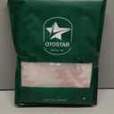 OTOSTAR Outdoor Waterproof Throw Pillow Covers 16x24 Inch Set of 4 Boho Farmhouse Outdoor Cushion Covers for Patio Funiture Garden（Geometry80-Pink）Pack of 2