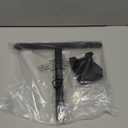 GÜTEWERK Shower Squeegee for Glass Doors, Silicone Window Squeegee, Bathroom and Glass Cleaning - Black - 9 Inch