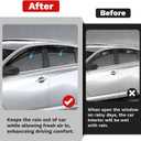 Canvcle Altima Rain Guards - Window Visors for Nissan Altima 2019-2025 2026,Outside-Mount Tape-On Side Window Wind Deflectors for Altima Accessories,Vent Visors Shades Rainproof 4PCS