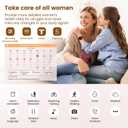 2024 Smart Watch for Women's with Phone Function 1.39 Inch HD Touchscreen Watch with /SpO2/Menstrual Cycle/Sleep Monitor/IP68 Waterproof/Pedometer/Fitness/for iOS Android (BlackGold)