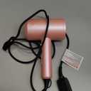 slopehill Professional Ionic Hair Dryer, Powerful 1800W Fast Drying Low Noise Blow Dryer with 2 Concentrator Nozzle 1 Diffuser Attachments for Home Salon Travel (Pink)