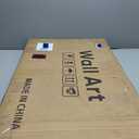 Large Framed Neutral Abstract Wall Art, 3 Piece Modern Minimalist Canvas Prints Paintings Artwork for Walls, Black Beige Brown Neutral Tone Pictures for Living Room Hallway Dining Wall Decor 20x30 In