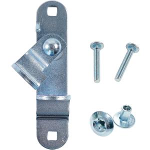 Cargo Trailer Door hasp Bar Lock Handle Keeper Padlock Race Enclosed car Hauler 5/16" Thread Torx Truss Dome Head Nut w/ 5/16" x 2" Carriage Bolts