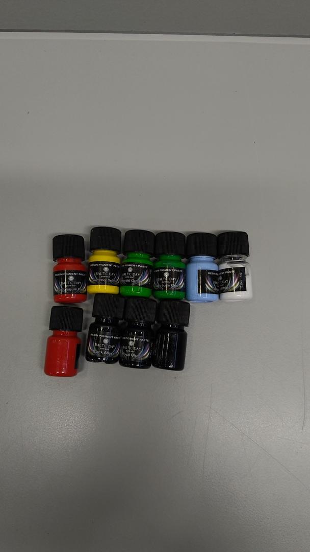Resin Pigment Paste Baltic Day ,0.35 Oz (10G) 10 Jars