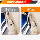 2PCS Door Handle Covers Left Front and Right Front Compatible with BMW 320, 328, 330, 335, M3 2012-2018 & BMW 428, 435, M4 2014-2017(Carbon Fiber Black)