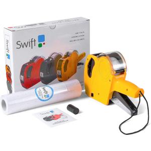 SWIFT Price Gun Kit with 5000 Labels and Spare Ink M8-22 Yellow