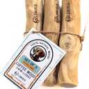 lemuria Set of 3 Coffee Wood Dog Chew Stick Toy, Natural Durable Real Wooden Bone Sticks for Dogs, Safe Dental Cleaning Chews for Teething Puppy, Stress Relief for Large Giant Dogs (Extra Large)