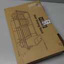 Stainless Steel Dish Drying Rack for Kitchen Counter, Sink Organization and Storage Essentials with Silverware & Utensil Holder, Home and Apartment Decor, 12''W x 15.5''L, Black