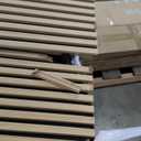 Art3d 2-Pack 108" x 12" Acoustic Wood Panels for Wall, Soundproof Wood Slat Panel for Wall and Ceiling, 3D Fluted Sound Absorbing Paneling for Interior Wall Decor, Living Room, Bedroom - Peach