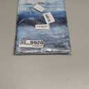 Blue Grey Table Runners Modern Art Farmhouse Linen Table Runners Dresser Scarves Retro Rustic Style for Party Kitchen Dining Table Coffee Holiday Party Decor (Blue Grey, 13"x 71")