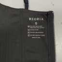 REORIA Women's Sexy Square Neck Trendy Sleeveless Adjustable Spaghetti Strap Corset Tank Crop Tops (Small, Black)