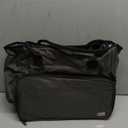 Yarwo Knitting Crochet Bag, Yarn Storage Tote Bag for WIP Projects, Yarn Skeins, Crochet Hooks and Knitting needles, Christmas & New Beginnings Gifts for Women, Gray (Bag Only, Patent Pending)