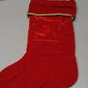 Etistta Classic 20 inch Velvet Christmas Stockings, Christmas Decor Soft Velvet Stockings for Christmas Fireplace Decorations (Red)