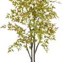 Nearly Natural 6ft. Autumn Nandina Artificial Fall Tree