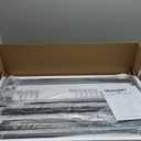 Huuger L Shaped Desk, 39 Inches Computer Desk with Reversible Storage Shelves, Gaming Desk, Corner Home Office Desks, Writing Study Desk with Metal Frame, Rustic Brown