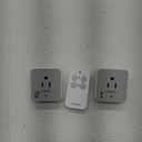 Remote Control Outlet Plug, TESSAN Wireless Light Switch Kit 100ft RF Range, On Off Switch for String Lights, Lamps, Small Appliances, Wireless Power Socket, 15A/1875W (1 Remote and 2 Outlets)