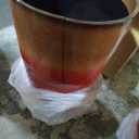 Neoaider Set of 3 Tall Planter, 24/21/12in Large Plastic Planter, Firey Red