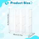 Triple Tier Acrylic Suture Rack Clear Medical Suture Storage Organizer 9 Bins Size 18.2515.756 Inches for Surgical Thread Operating Rooms Clinics Veterinary Practices and Instructional Labs