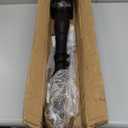 No Dig Ground Screw Anchor - Black U Shaped Post Stake for 4x4 Wood Posts, Includes Lag Bolts & 27" Rebar, for Mailbox Posts and Fence Posts Anchor, 1 Pack