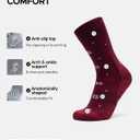 DANISH ENDURANCE Merino Wool Hiking Crew Socks for Men & Women, Cushioned Anti-Blister, Breathable - 3 Pairs (Large, Multicolor (1xcozy Navy, 1xcozy Red, 1xcozy Light Grey))