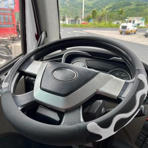 PINCTROT XL Size 17.5-18 Inch Comfy Grip Steering Wheel Cover for Semi Truck, Fits RV, Big Rig Trucker, 18 Wheeler and Classic Cars, Anti-Slip Design 17.5-18 Inch(Silicone White)