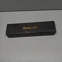 Hair Straightener 1 Inch Flat Iron and Curler 2 in 1 Titanium Ceramic Ionic Dual Voltage Straightener with Heat-Resistant Silicone, for Less Frizz, Shinier & Smoother (Black/Rose Gold)