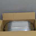 2 Pack 4 Gallon Galvanized Tub Ice Buckets for Parties Portable Beverage Tub Champagne Bucket Metal Ice Buckets for Cocktail Bar with Ice Scoop