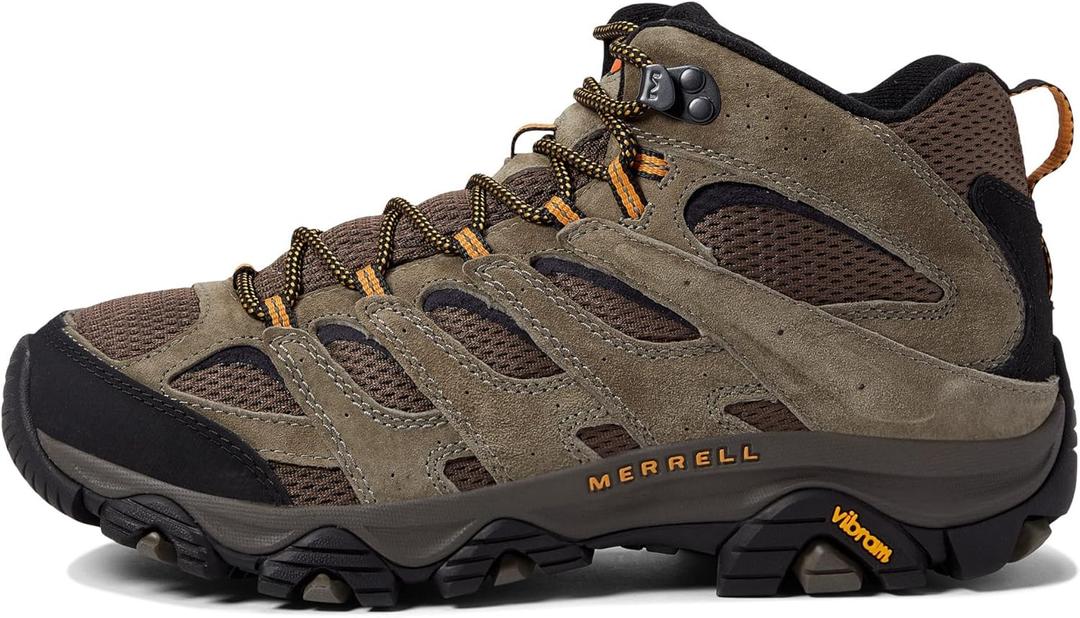 Merrell Men's Moab 3 Mid Hiking Boot (10 Wide, Walnut)