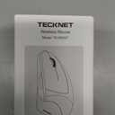TECKNET Ergonomic Mouse, Wireless Bluetooth Vertical Mouse, 4800 DPI Optical Tracking, 6 Adjustable DPI, Quiet Clicks, 2.4GHz with USB A Receiver, 12 Months Battery, 6 Buttons, Wide Compatibility