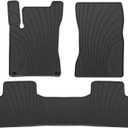 Car Floor Mats Custom Fit for Mercedez Benz GLB 250 200 35 AMG 2020-2025 Black Rubber All Weather Protection Auto Floor Liners Heavy Duty Odorless