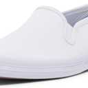 Keds Keds Champion Slip on, Sneaker Womens, White Canvas, 8.5 Wide