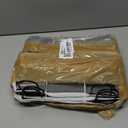 3pcs Middle Wall Hanging Organizer Bag, Linen Fabric Door Hanging Storage Basket with Pockets, Waterproof Bin for Kitchen, Bedroom, Office, RV Camper (Gray)