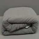 Asnomy Couch Covers for 3 Cushion Couch Stretch Sofa Covers Slipcovers, Pet Protector Furniture Covers for Dogs Cats Spandex Jacquard Fabric Small Checks Large, Silver