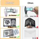 20 PCS 9.4 x 7 Inch Large Die Cut Storage Envelopes with 0.7 mm Thick Magnetic Sheets for Die Storage, Clear Die Storage Pockets and Magnet