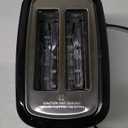 Toastmaster 2-Slice Cool Touch Toaster, Black with Stainless Accent