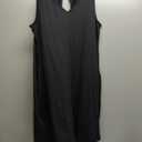 Women's Summer V Neck Tank Top Romper Sleeveless Loose Casual Shorts Jumpsuit Overalls with Pockets 2025 Clothes (2XL, Black)