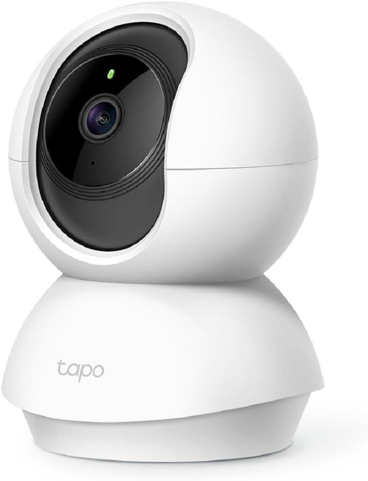 TP-Link Tapo Pan/Tilt Security Camera for Baby Monitor, Pet Camera w/Motion Detection, 1080P, 2-Way Audio, Night Vision, Cloud & SD Card Storage, Works with Alexa & Google Home (Tapo C200) (White)