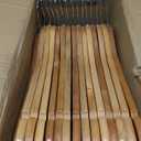 Wooden Shirt Hangers - Pack of 30 Sturdy Wood Hangers, Ideal for Laundry & Everyday Use, Heavy Duty, Natural
