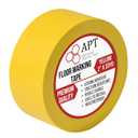APT, Multi Color Marking Tape, Premium Safety Marking and Dance Floor Splicing Tape, 6 mil Thick (Yellow, 1 Roll)