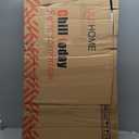 Farmhouse Coffee Table, White Oak Coffee Table for Living Room, 2-Tier Rectangular Wooden Centre Cocktail Table with Slats Shelf Storage and V-Shaped Frame Modern Coffee Oak Grey