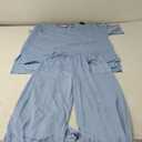 Ekouaer Lounge Sets for Women Short Sleeve Tops and Long Pants Soft Comfy Pajamas Set 2 Piece Outfits S-XXL (Clear Blue, Small)