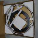 Lazy Susan Organizer, Rotating Spice Rack, 2 Tier Spice Turntable Organizer, Industrial Turntable Spice Holder, for Kitchen Countertop, Compact and Versatile, White and Light Oak SR22WG