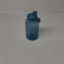 Motivational Water Bottle with Time Markers, 32oz  Leak-Proof with Handle, 5 (Blue)