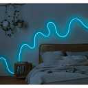 Merkury RoomGlo 10ft Neon Rope Light 16 color Flexible LED Lighting w/ Remote