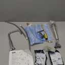 Moen Gibson Two-Handle High Arc Widespread Modern Bathroom Sink Faucet for 3-Hole Setups with Valve Included, Chrome, TV6142