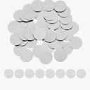 DICOSMETIC Stainless Steel Disc Metal Round Circle Plate Engraving Stamping Blank Flat Round Undrilled Blank for DIY Crafts Earring Bracelet Necklace Pendant Charm Jewelry Making