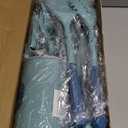 Kikcoin 43Pcs Large Kitchen Utensils Set - Silicone Cooking Utensils Set, Dishwasher Safe Spatula Set for Non-stick Cookware, 446F Heat Resistant Kitchen Utensils Set with Holder BPA Free, Blue