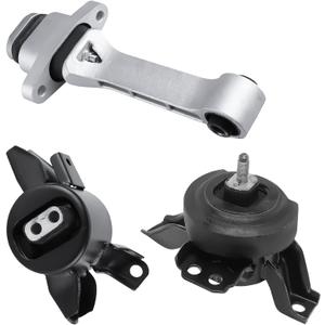 Engine Motor and Trans Mount for Kia Sorento 2014-2015 LX 2.4L Auto Trans, for Hyundai Santa Fe Sport 2013-2018 2.4L AWD Auto Trans Replace OE A71062, A71092, A71045 Set of 3