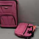 Rockland Fashion Softside Upright Luggage Set, Expandable, Pink, 2-Piece (14/19)